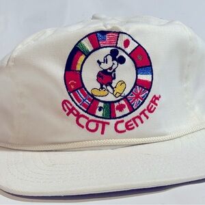 Epcot Center, Disney around the world trucker hat, original Mickey animation